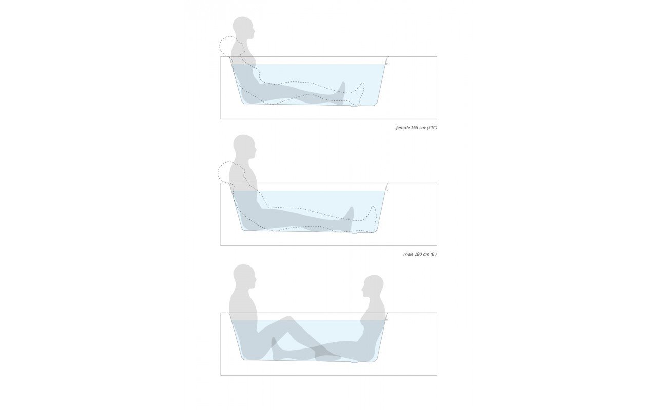 Aquatica Pure 2L Back To Wall Solid Surface Bathtub with Light Decorative Wooden Side Panels picture № 0